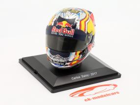 Carlos Sainz Jr. #55 Torro Rosso fórmula 1 2017 casco 1:5 Spark Editions
