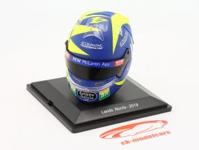 Lando Norris #4 McLaren formel 1 2019 hjelm 1:5 Spark Editions