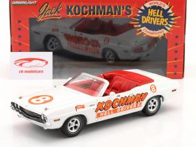 Dodge Challenger convertible Kochman year 1970 white / orange 1:18 Greenlight