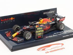 M. Verstappen Red Bull RB16B #33 Winner Abu Dhabi formula 1 World Champion 2021 1:43 Minichamps