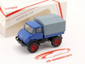 Unimog U406 azul 1:64 Schuco