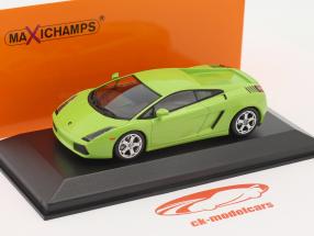 Lamborghini Gallardo Año de construcción 2003 verde metálico 1:43 Minichamps