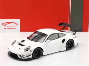 Porsche 911 GT3 R Plain Body Version white 1:18 Ixo