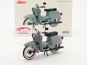 Simson Schwalbe KR51/1 Custom III Grigio 1:10 Schuco