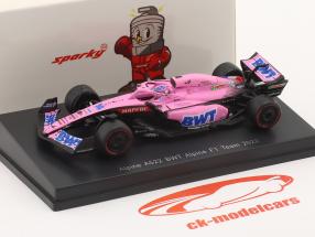 Fernando Alonso Alpine A522 #14 formel 1 2022 1:64 Spark