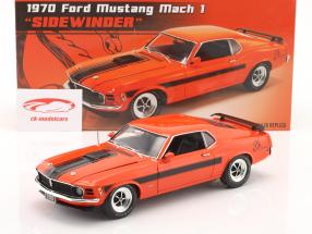 Ford Mustang Mach 1 Sidewinder Año de construcción 1970 rojo 1:18 GMP
