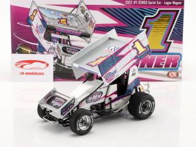 ZEMCO Sprint Car 2022 #1 Logan Wagner 1:18 GMP