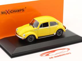 Volkswagen VW 1303 Bouwjaar 1974 geel 1:43 Minichamps