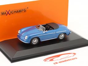 Porsche 356 A Speedster Año de construcción 1956 azul metálico 1:43 Minichamps