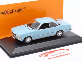 Opel Rekord D Coupe 建設年 1975 ライトブルー 1:43 Minichamps
