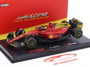 Carlos Sainz Jr. Ferrari F1-75 #55 4th Italian GP formula 1 2022 1:43 Bburago