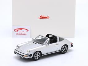 Porsche 911 Targa sølv 1:18 Schuco