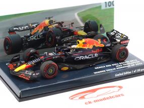 M. Verstappen Red Bull RB18 #1 vincitore Emilia-Romagna formula 1 Campione del mondo 2022 1:43 Minichamps