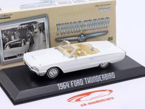 Ford Thunderbird conversível abrir ano de construção 1964 branco 1:43 Greenlight