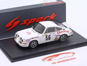 Porsche 911 Carrera RSR 2.8 #56 7ème Rallye Monte Carlo 1975 Rouget, Chonez 1:43 Spark