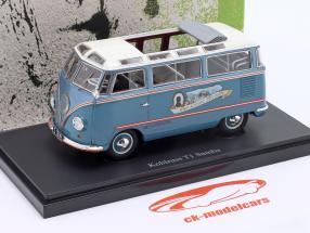 Kohlruss T1 Samba Det lille Mozart Byggeår 1955 blå 1:43 AutoCult