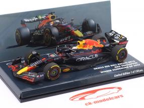 M. Verstappen Red Bull RB18 #1 ganador Azerbaiyán fórmula 1 Campeón mundial 2022 1:43 Minichamps