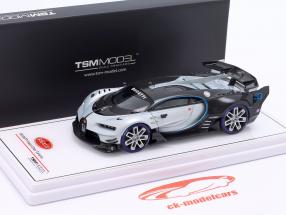 Bugatti Vision Gran Turismo Anno di costruzione 2015 argento / carbonio 1:43 TrueScale
