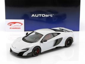 McLaren 675 LT Bouwjaar 2016 silica wit 1:18 AUTOart