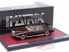 Stutz Duplex Sedan year 1971 maroon 1:43 Matrix