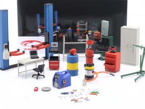 Garage Kit Set versie 2 1:18 AUTOart