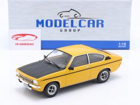 Opel Kadett C Coupe SR Anno di costruzione 1975 giallo scuro / nero 1:18 ModelCar Group
