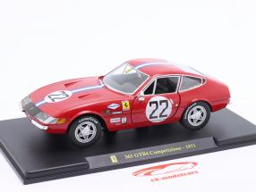 Ferrari 365 GTB/4 Competizione #22 year 1971 red 1:24 Bburago