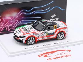 Abarth 124 RGT #52 Rallye Monte Carlo 2022 Gobbin, Grimaldi 1:43 Spark