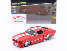 Ford Mustang GT 5.0 year 1967 red 1:24 Maisto