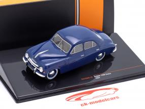 Skoda 1200 Byggeår 1952 blå 1:43 Ixo
