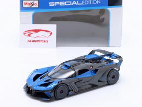 Bugatti Bolide W16.4 Baujahr 2020 blau / carbon 1:24 Maisto