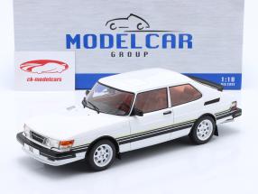 Saab 900 Turbo Year 1981 white / decor 1:18 ModelCar Group