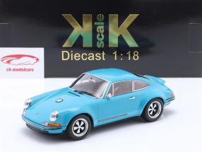 Singer Coupe Porsche 911 Modificación azul turquesa 1:18 KK-Scale
