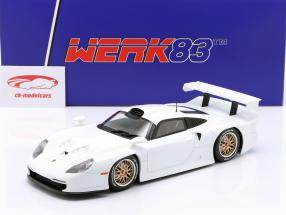 Porsche 911 GT1 Plain Body Edition 1997 weiß 1:18 WERK83