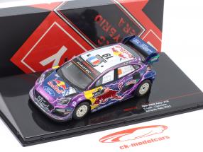 Ford Puma Rally1 #19 rally acropolis 2022 Loeb, Galmiche 1:43 Ixo