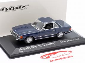 Mercedes-Benz 350 SL (R107) Hard-top Année de construction 1974 bleu 1:43 Minichamps