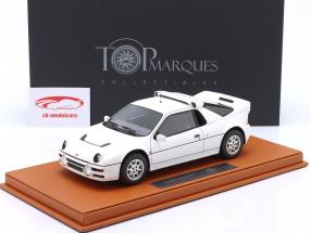 Ford RS200 Evolution Ano de construção 1984 diamante branco 1:18 TopMarques