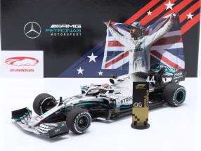 L. Hamilton Mercedes-AMG F1 W10 #44 USA GP formel 1 Verdensmester 2019 1:18 Minichamps