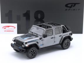 Jeep Wrangler 4xe 建设年份 2021 银 1:18 GT-Spirit