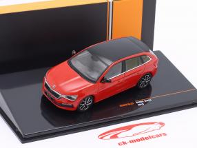 Skoda Scala Bouwjaar 2019 rood 1:43 Ixo