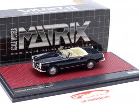 Alfa Romeo 2600 Spider Byggeår 1962-1965 mørkeblå 1:43 Matrix