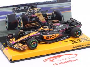 D. Ricciardo McLaren MCL36 #3 第五名 新加坡 GP 公式 1 2022 1:43 Minichamps