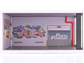 Diorama-Kit taller de reparación de automóviles para coches modelo en el escala 1:18 TOURING