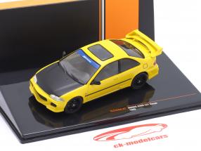 Honda Civic EJ1 Coupe year 1995 yellow / black 1:43 Ixo