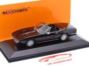 Maserati Ghibli Spyder Ano de construção 1969 preto 1:43 Minichamps