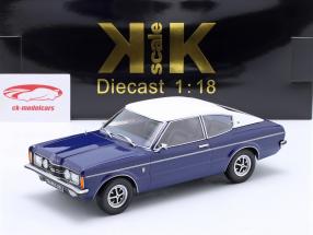 Ford Taunus GXL Coupe 建设年份 1971 深蓝 / 白色的 1:18 KK-Scale