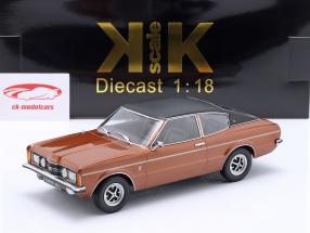 Ford Taunus GXL Coupe Año de construcción 1971 marrón metálico / negro 1:18 KK-Scale
