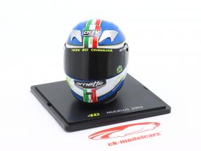 Valentino Rossi #46 Winner MotoGP Mugello 2003 helmet 1:5 Spark Editions