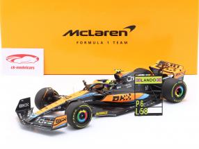 Lando Norris McLaren MCL60 #4 6º Austrália GP Fórmula 1 2023 1:18 Minichamps