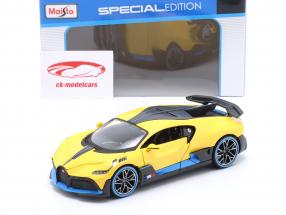 Bugatti Divo year 2018 yellow 1:24 Maisto